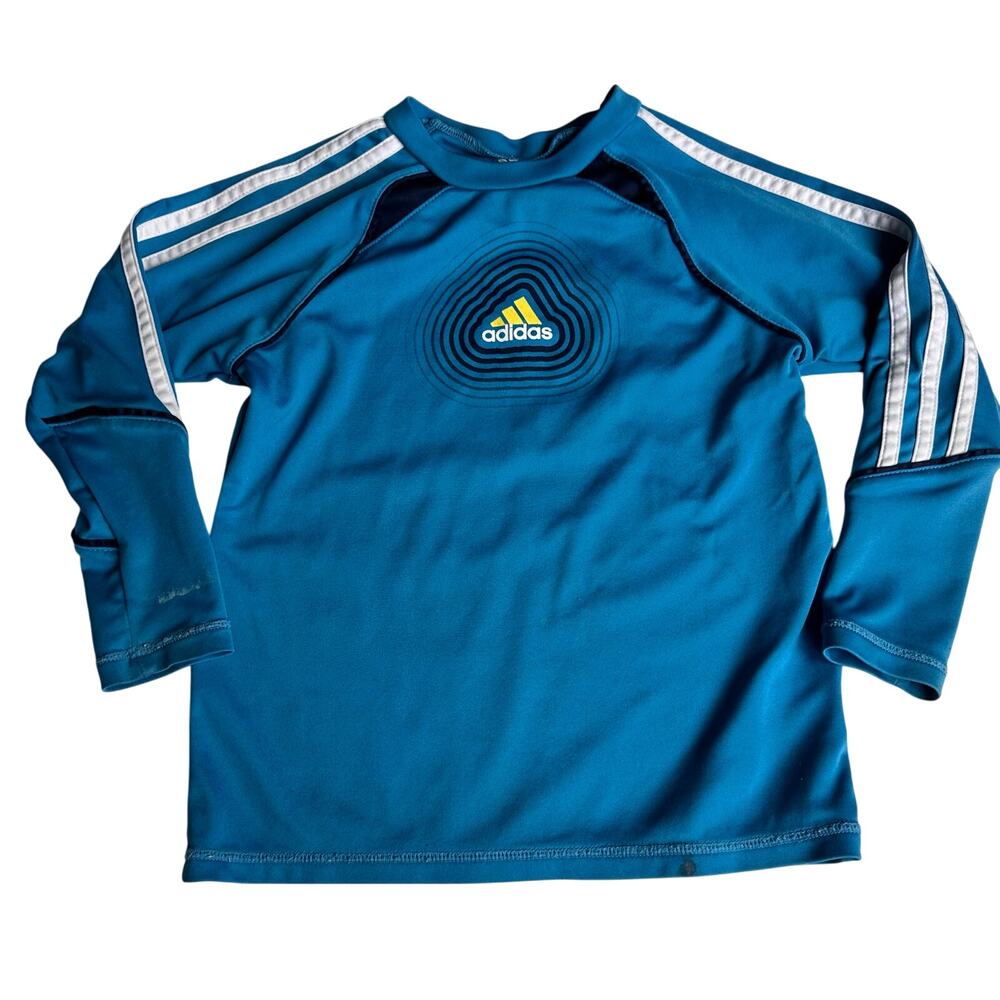 Adidas Blue Soccer Goalie Jersey - Size 4T - Youth